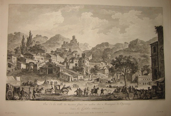 Duplessis Berteaux Jean Vue de la Ville de Nicastro... 1783 Parigi